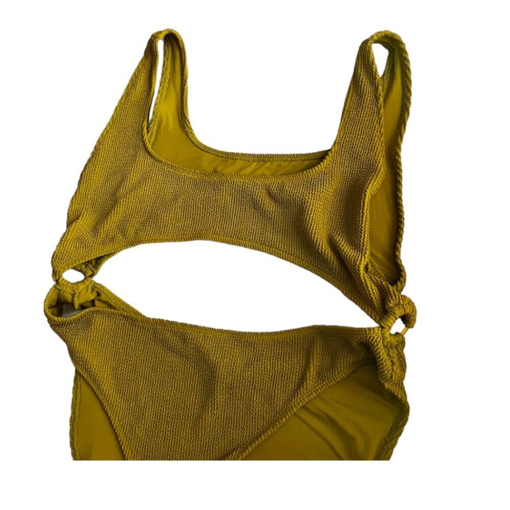 NWT Good American Green Always Fit Monokini Swimsuit - Picture 4 of 9